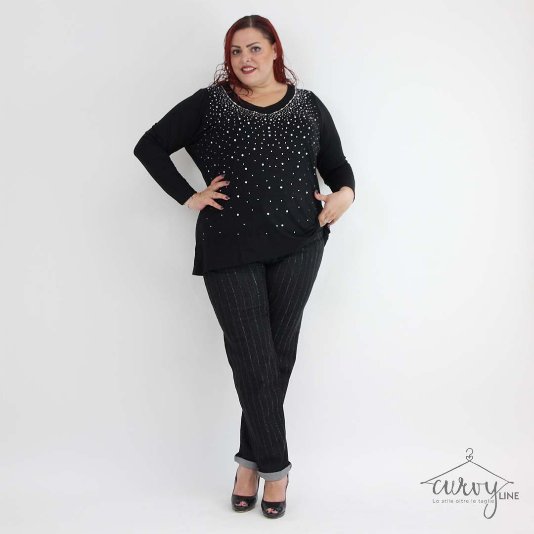 JEANS GESSATO STRASS - immagine 8