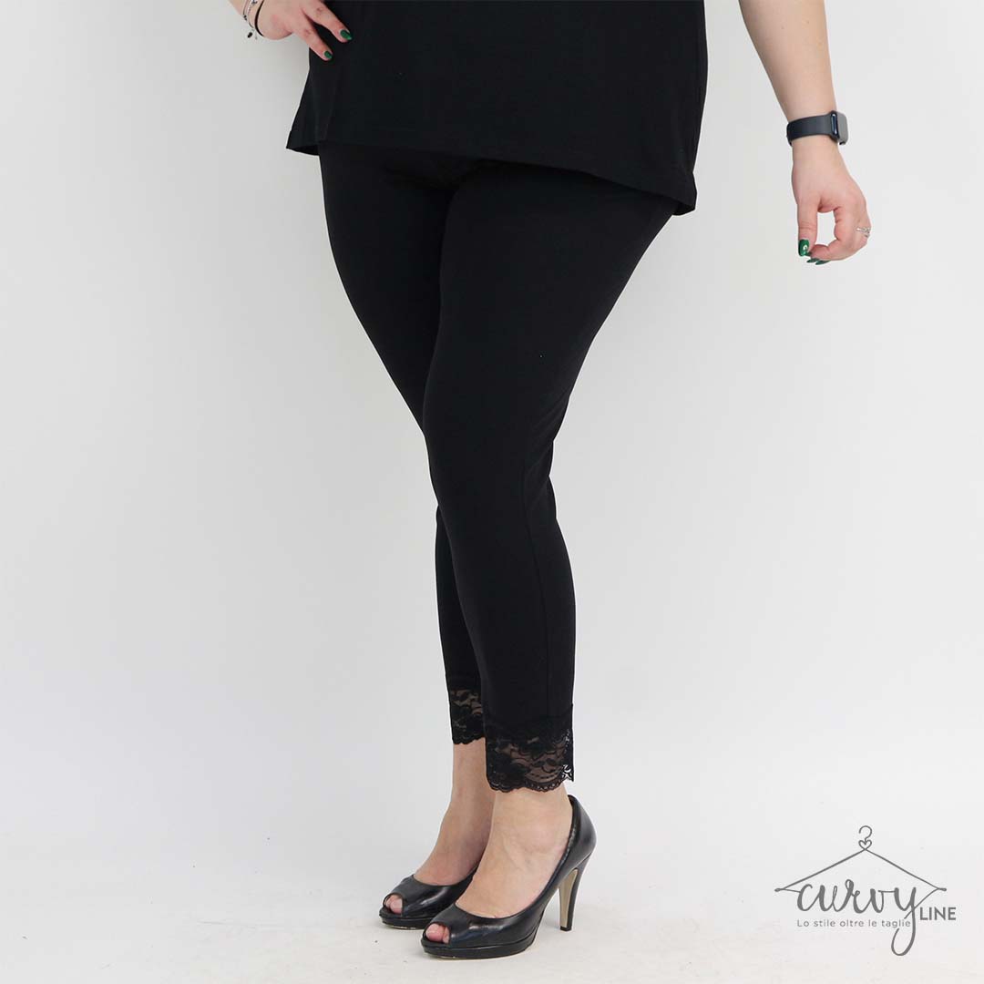 PANTA LEGGINS PIZZO OVER - immagine 3