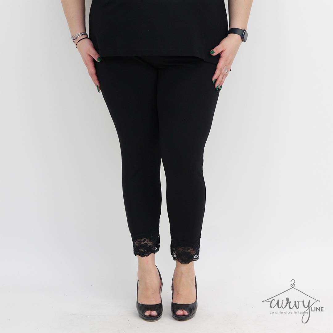 PANTA LEGGINS PIZZO OVER - immagine 5