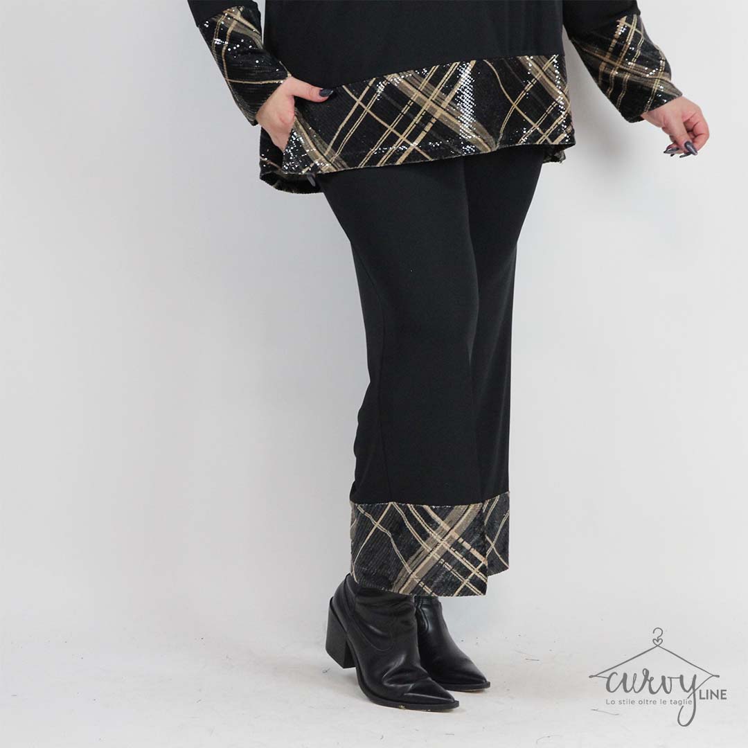 PANTALONE TARTAN PAILETTE - immagine 2