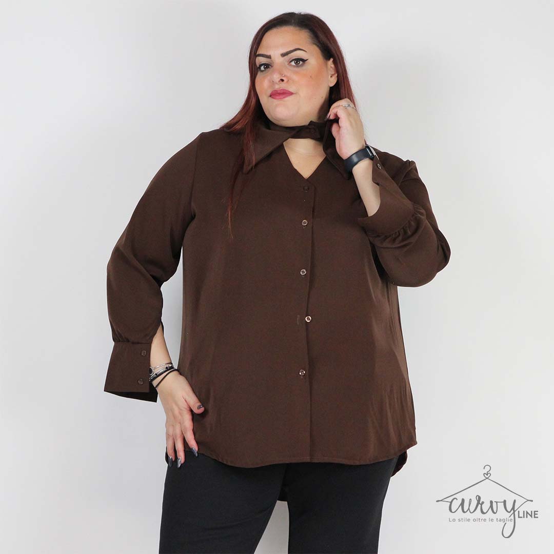 CAMICIA COLLO PUNTE CURVY - immagine 7