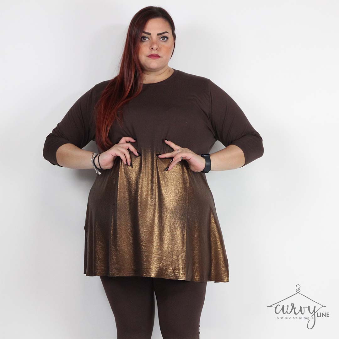 MAGLIA OVERSIZE LAMINATA - immagine 4