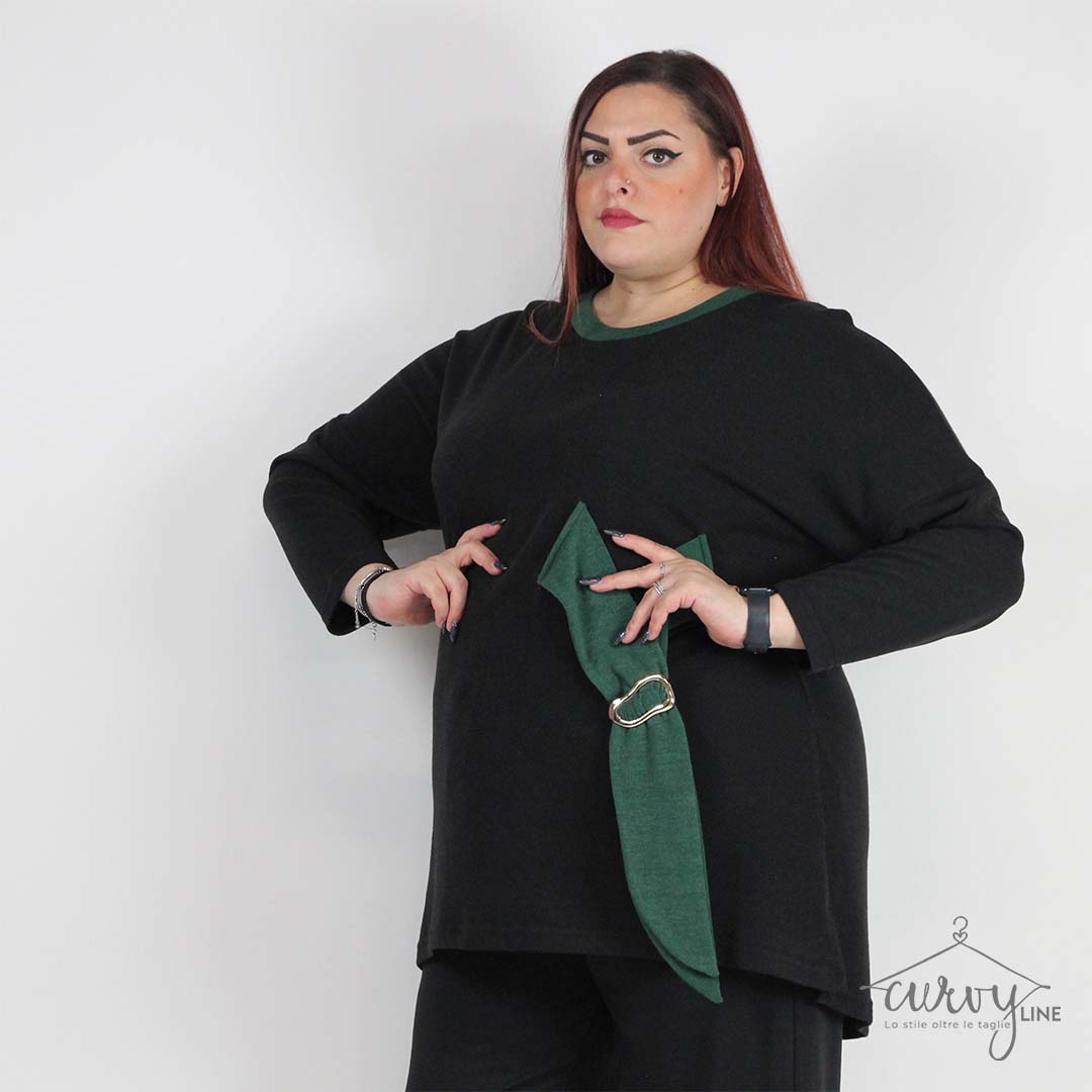 MAGLIA FIBIA ORO OVER