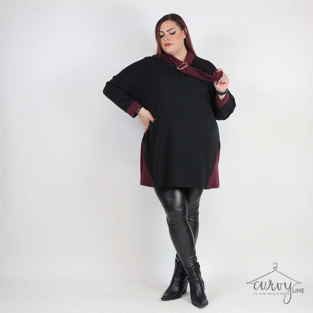 MAGLIA SCIARPA FIBIA OVER - immagine 3