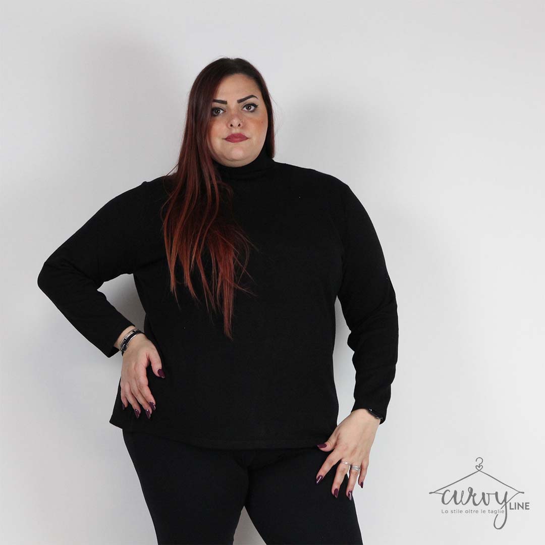 MAGLIA COLLO ALTO OVER - immagine 2
