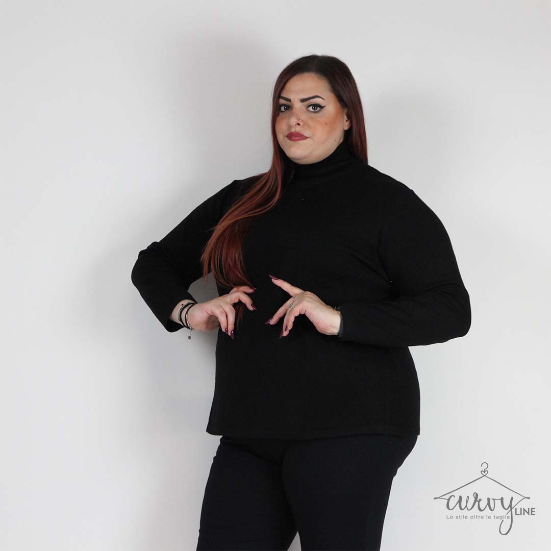 MAGLIA COLLO ALTO OVER - immagine 4