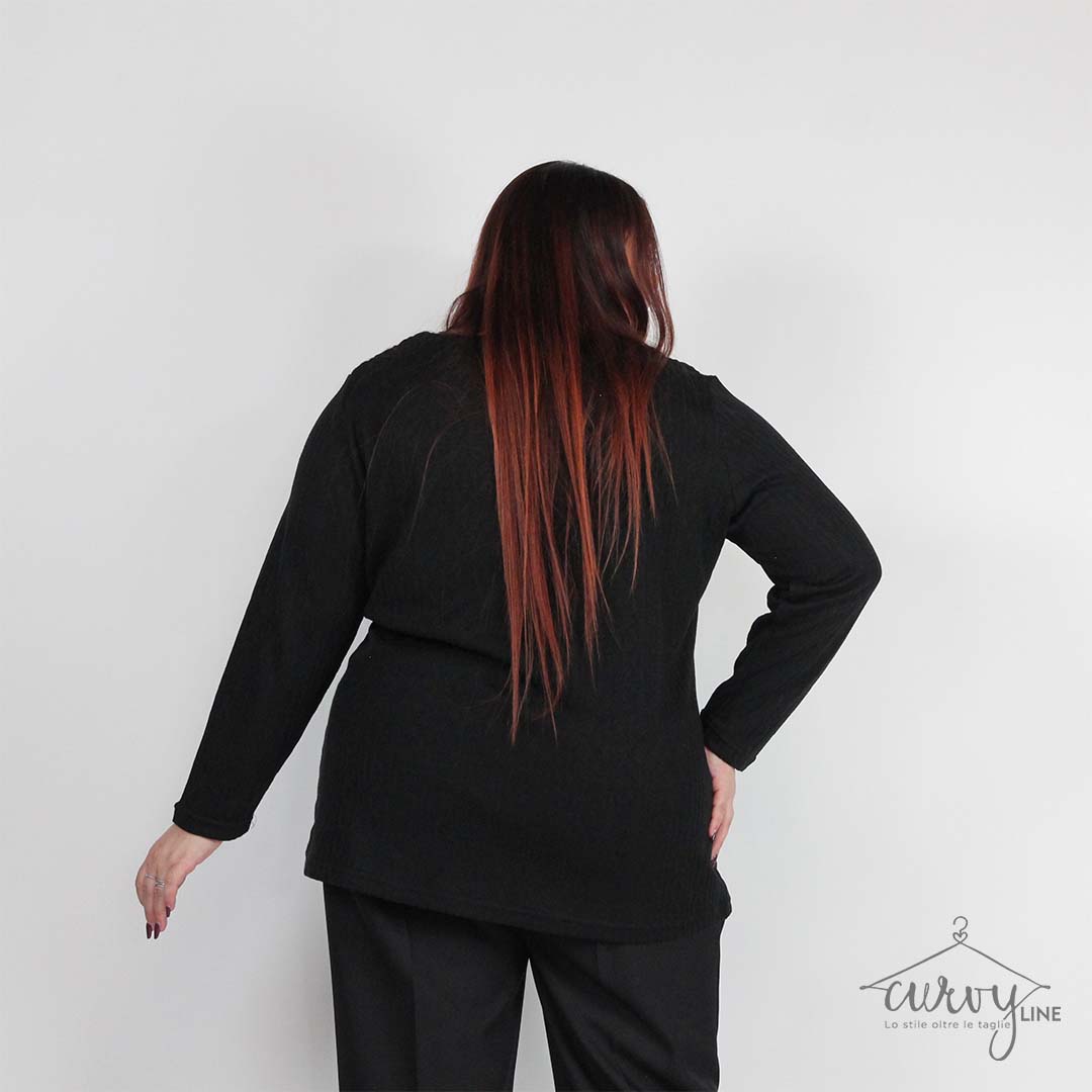 MAGLIA TRECCIA OVERSIZE - immagine 2