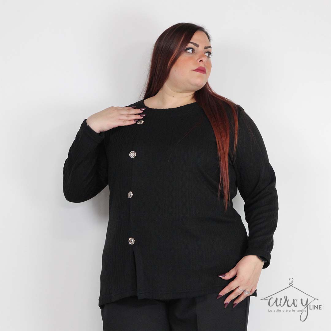 MAGLIA TRECCIA OVERSIZE - immagine 3