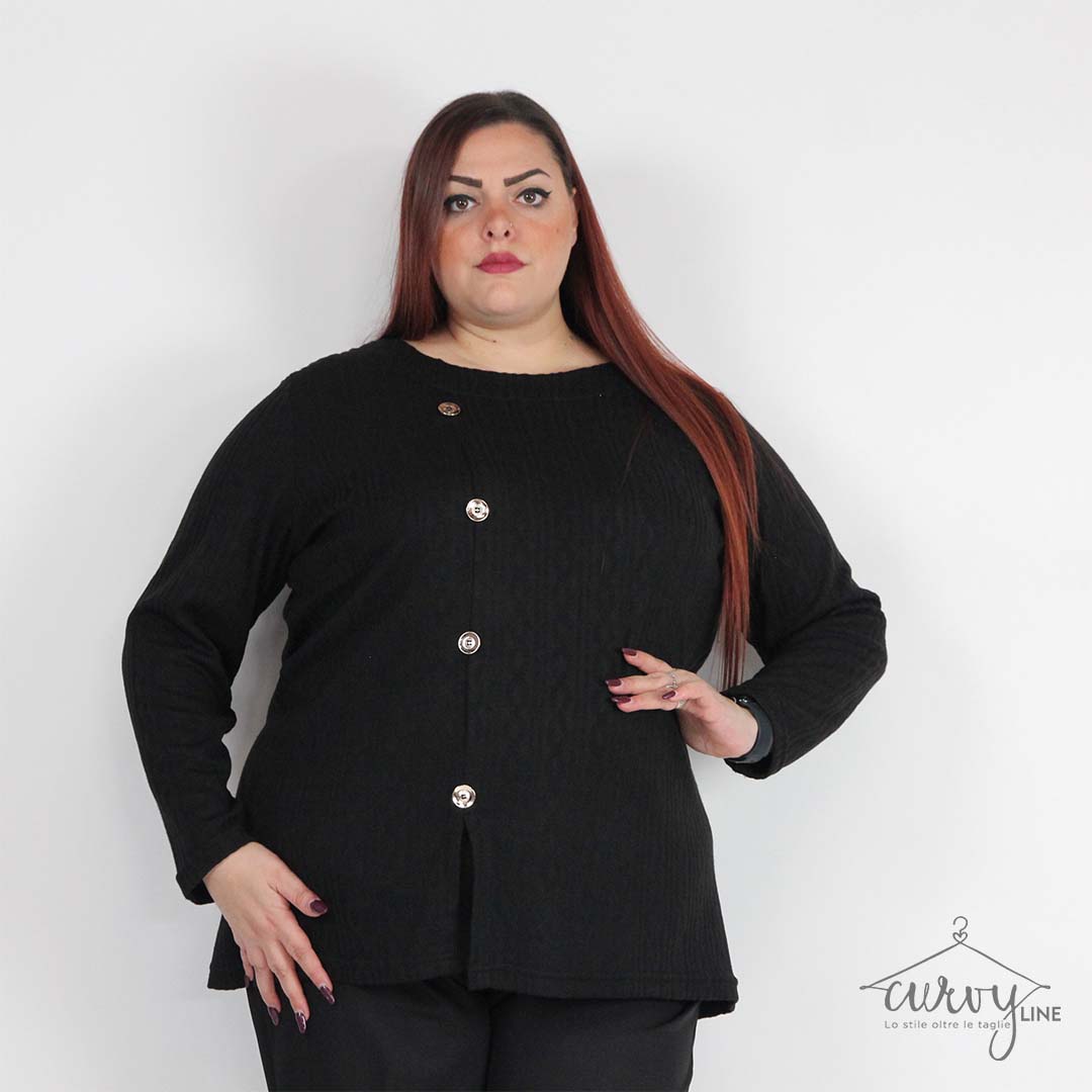 MAGLIA TRECCIA OVERSIZE - immagine 5