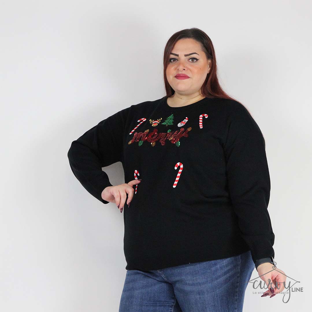 MAGLIONE NATALIZIO MERRY - immagine 5