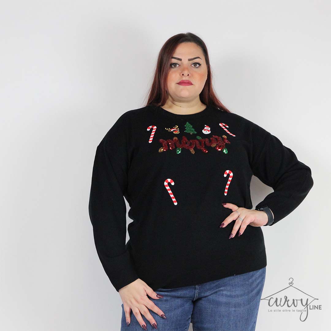 MAGLIONE NATALIZIO MERRY - immagine 6