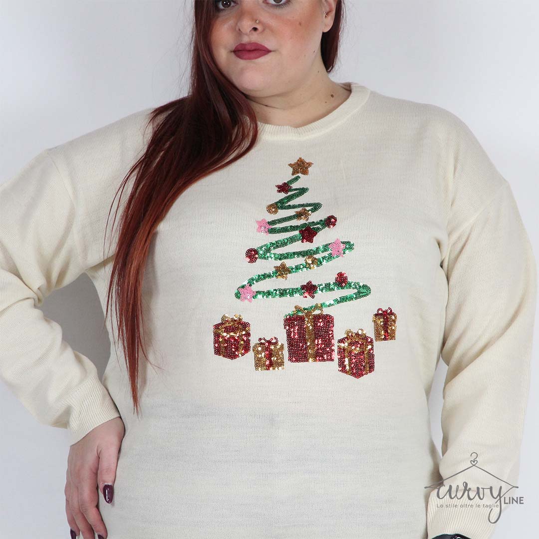MAGLIONE NATALIZIO ALBERO - immagine 3