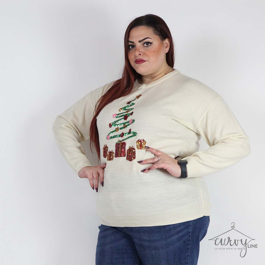 MAGLIONE NATALIZIO ALBERO - immagine 4
