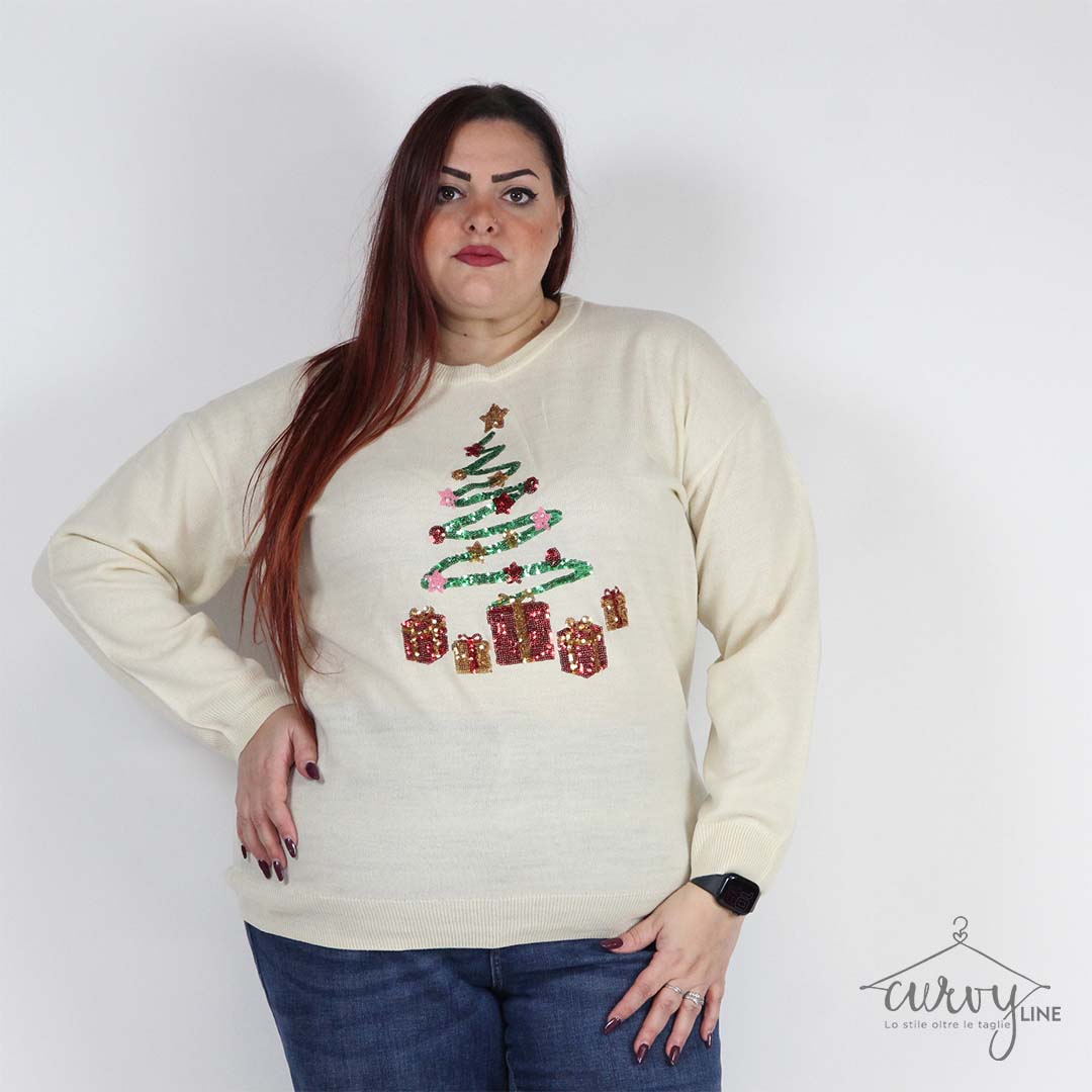 MAGLIONE NATALIZIO ALBERO - immagine 5