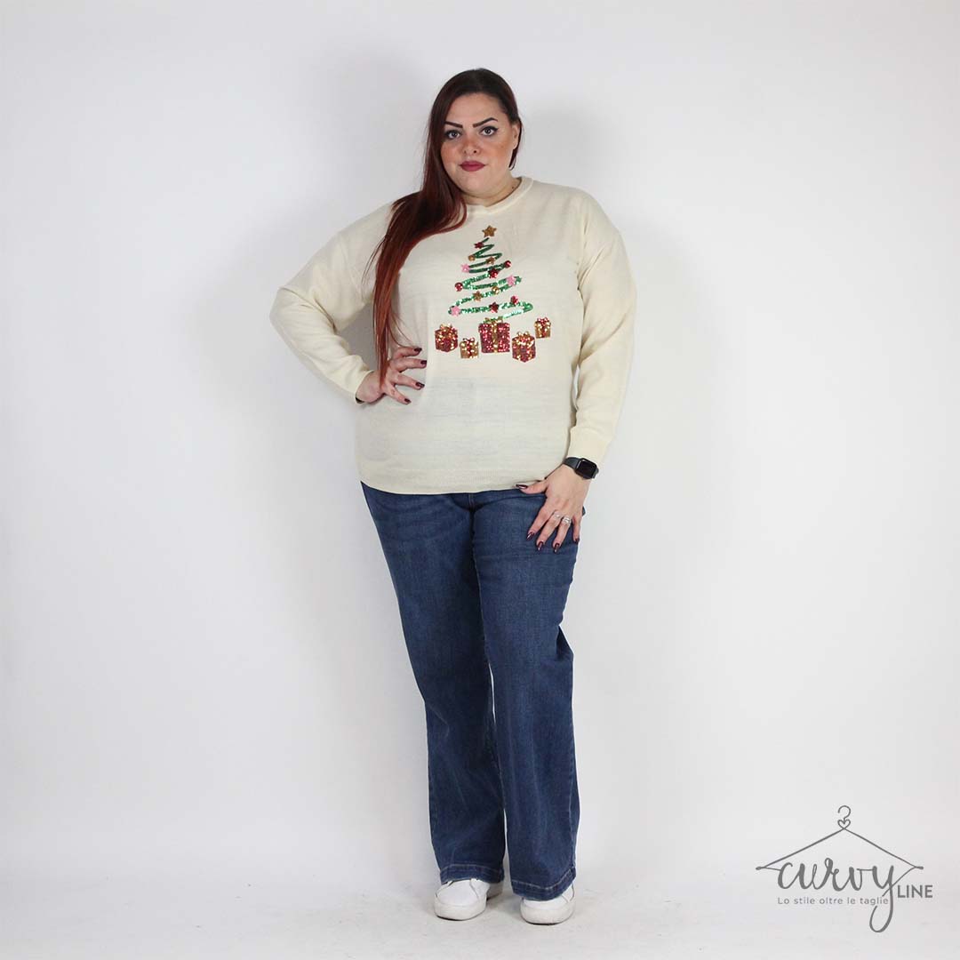 MAGLIONE NATALIZIO ALBERO - immagine 7