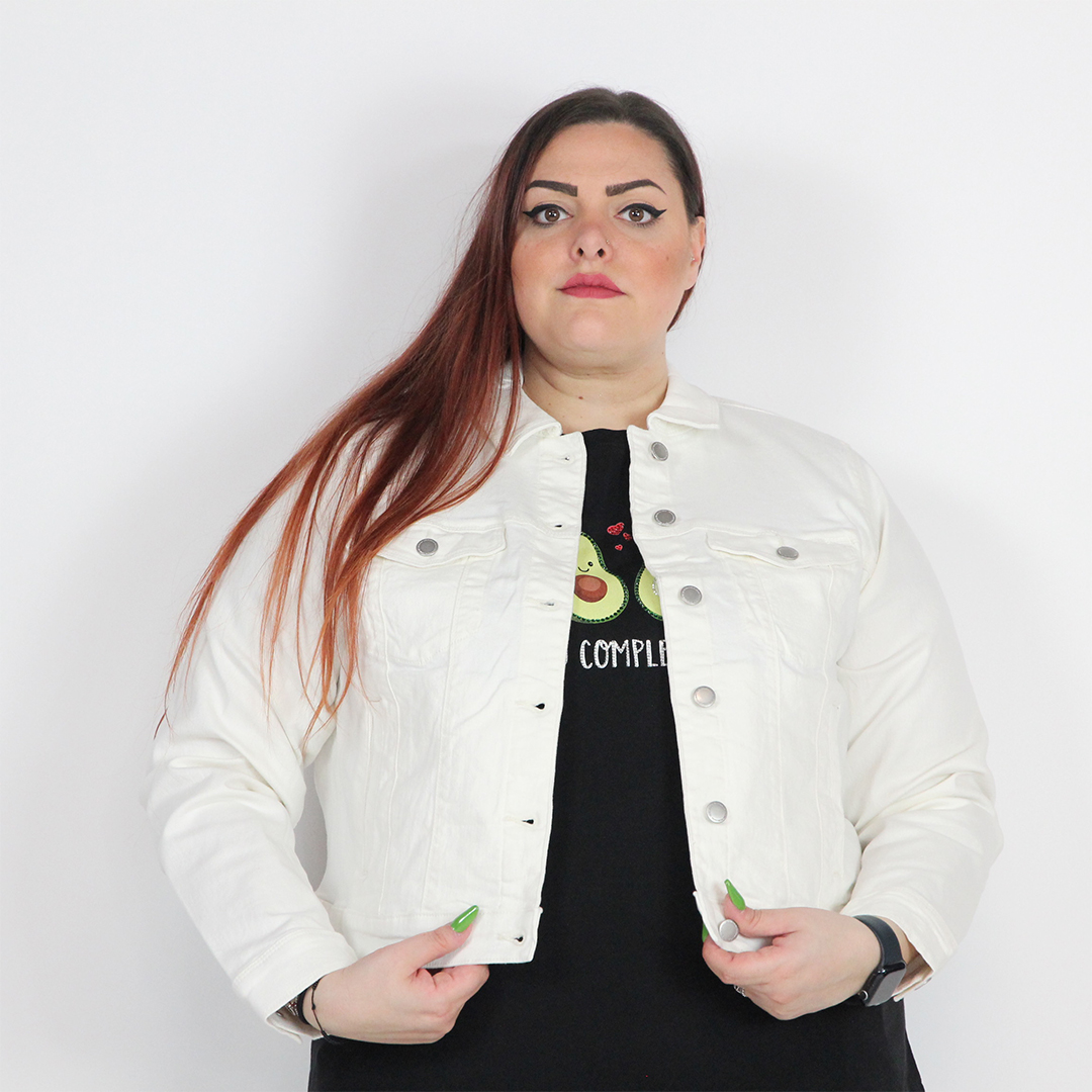 GIACCA JEANS CROP CURVY - immagine 16