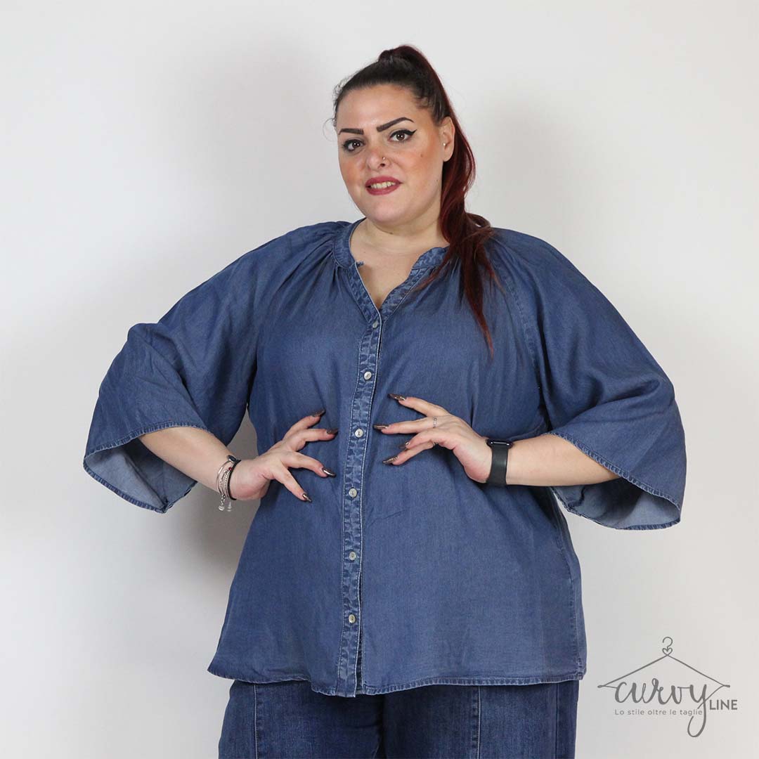 BLUSA ELARA JEANS OVER