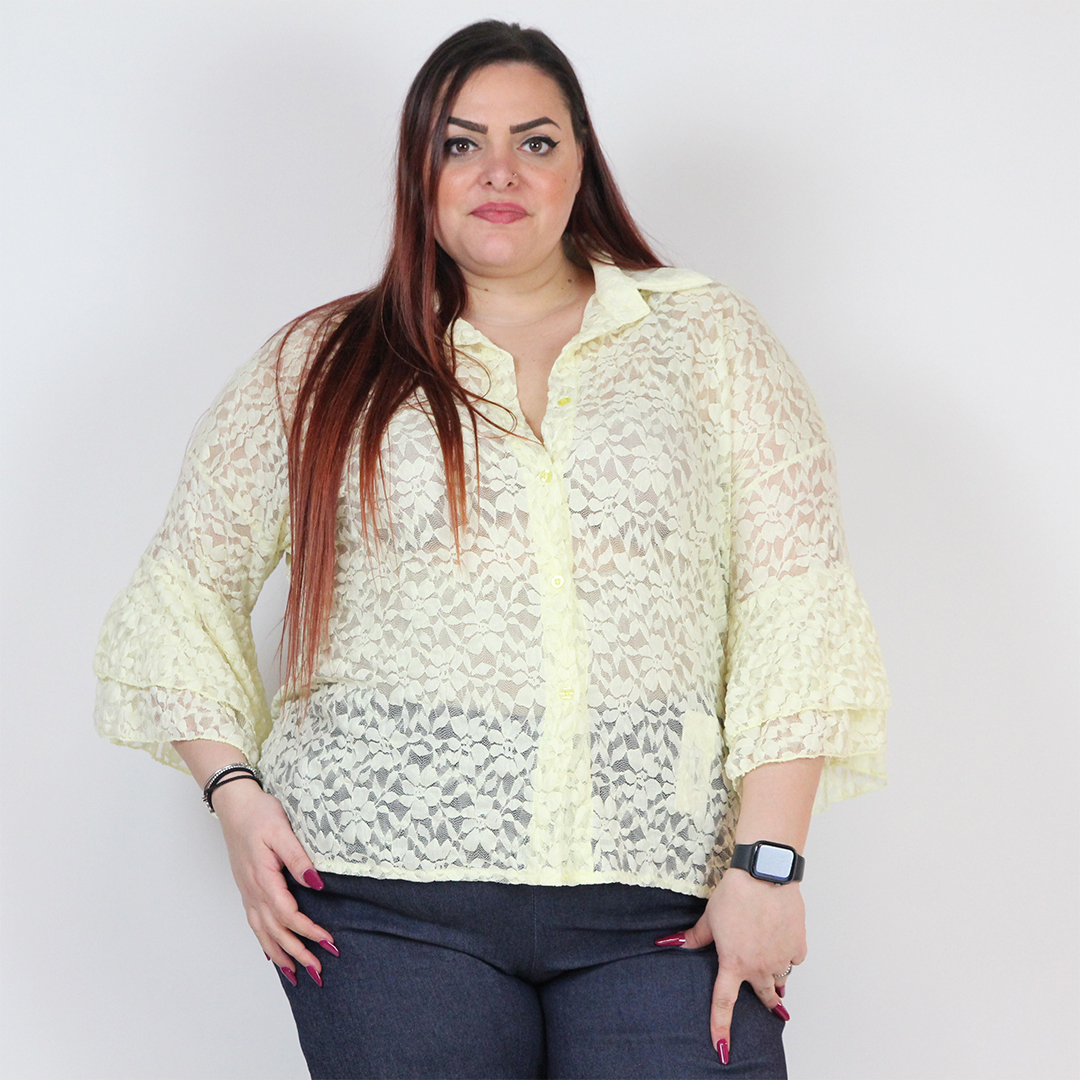 CAMICETTA PIZZO CURVY - immagine 3