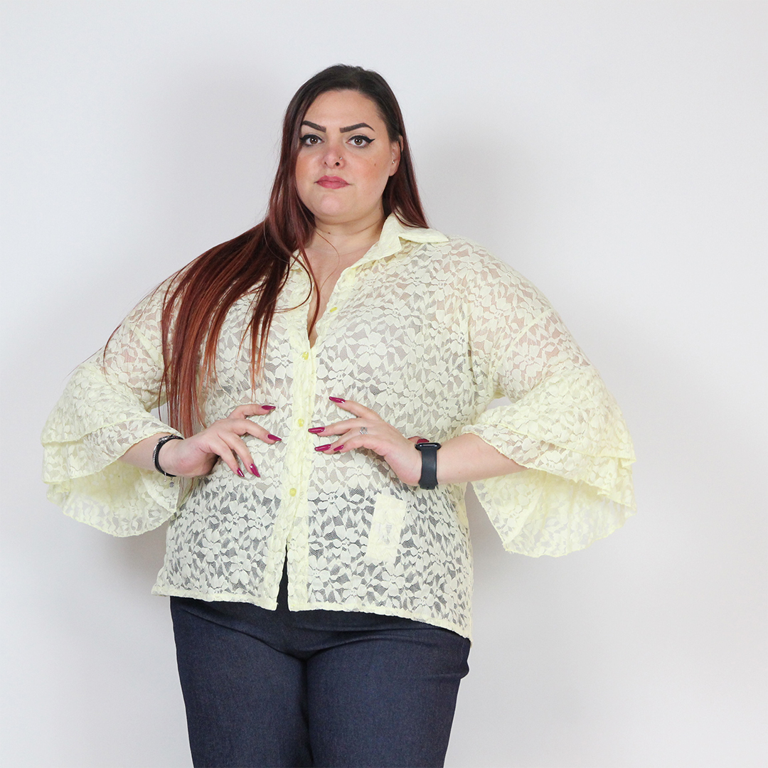 CAMICETTA PIZZO CURVY - immagine 6
