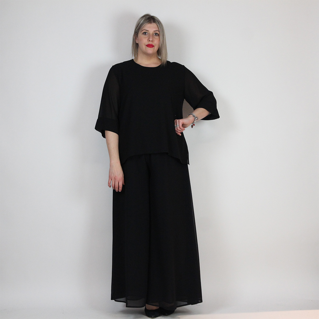 PANTALONE PALAZZO DOPPIATO - immagine 8