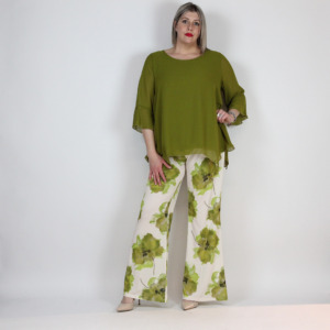 PANTALONE FLOWER OVER