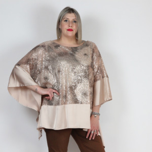 PONCHO PAILLETTE OVER
