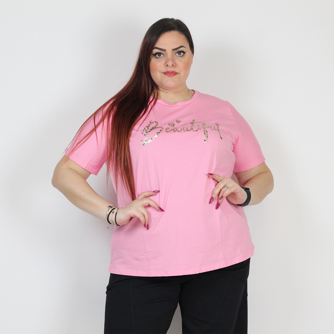 T-SHIRT BEAUTIFUL PAILLETTE