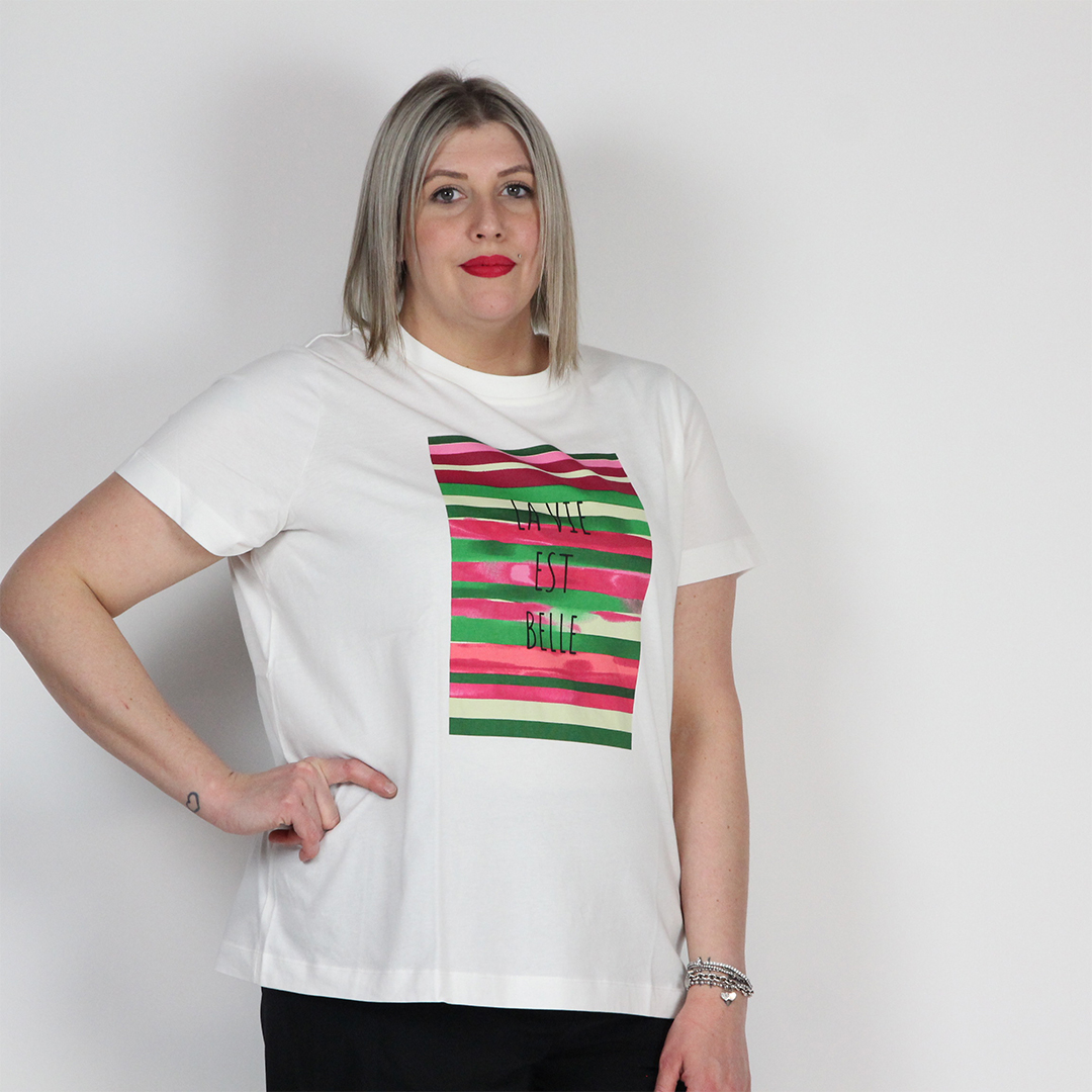 T-SHIRT LA VIE EST BELLE - Image 2