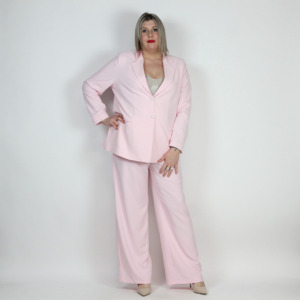 PANTALONE PALAZZO ROSA