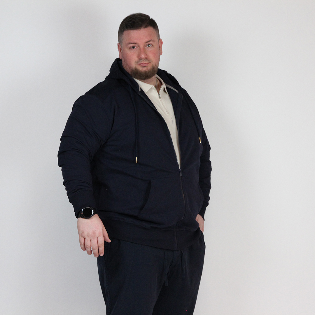 GIACCA ZIP INSERTI COTONE - immagine 3