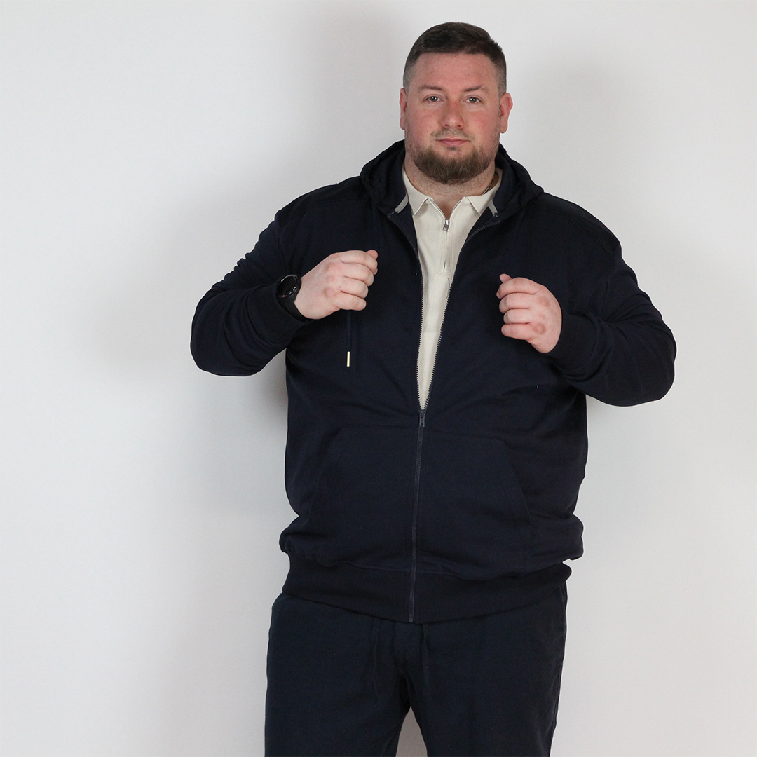 GIACCA ZIP INSERTI COTONE - immagine 6