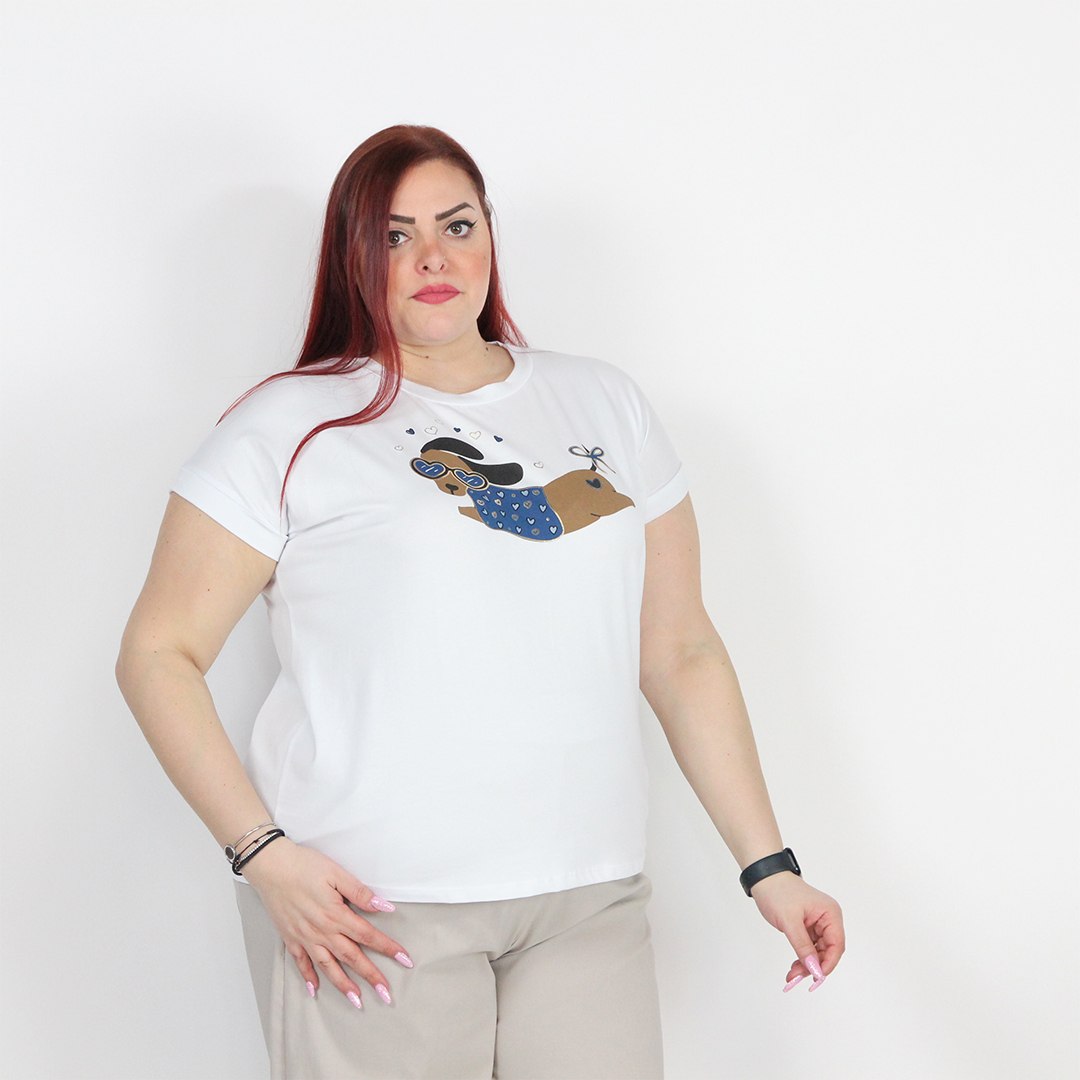 T-SHIRT BASSOTTO VOLANTE - immagine 2