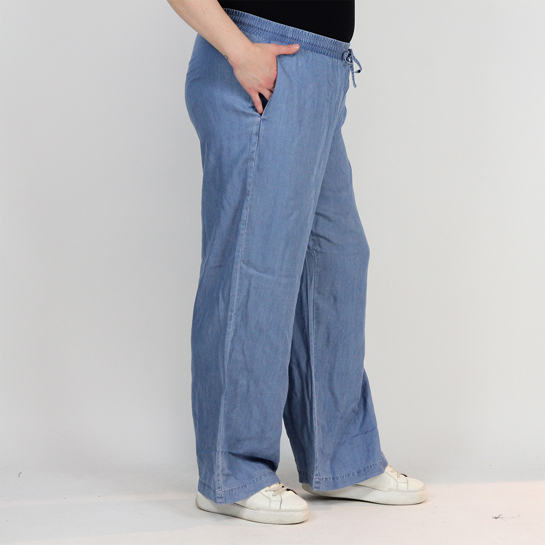 PANTS TENCEL PALAZZO - immagine 3