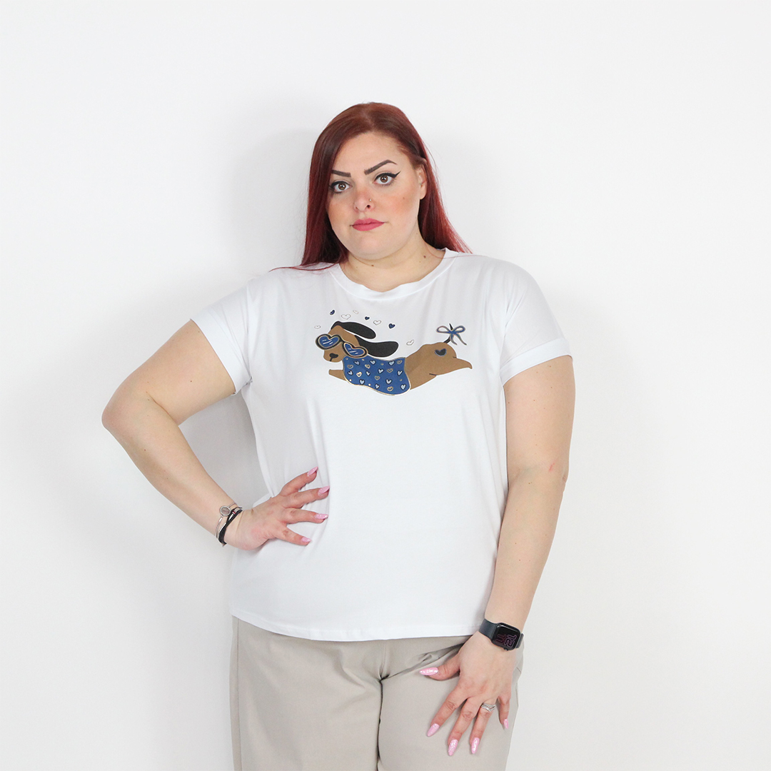 T-SHIRT BASSOTTO VOLANTE - immagine 4