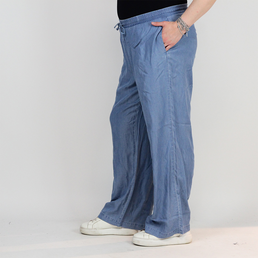 PANTS TENCEL PALAZZO - immagine 5