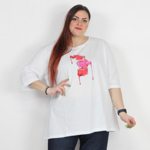 T-SHIRT OVER SMALTO