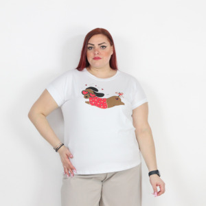 T-SHIRT BASSOTTO VOLANTE