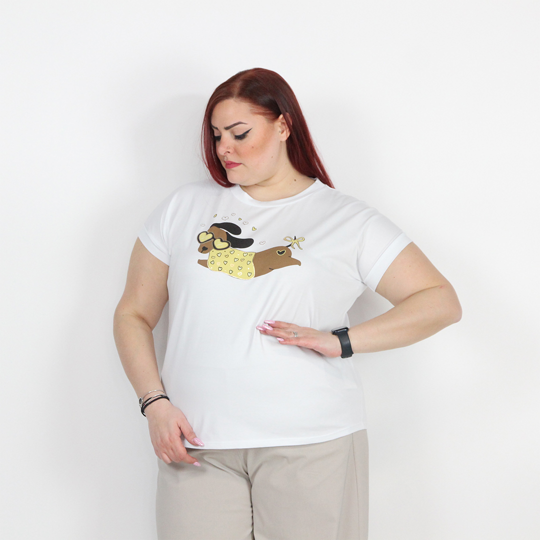 T-SHIRT BASSOTTO VOLANTE - immagine 8