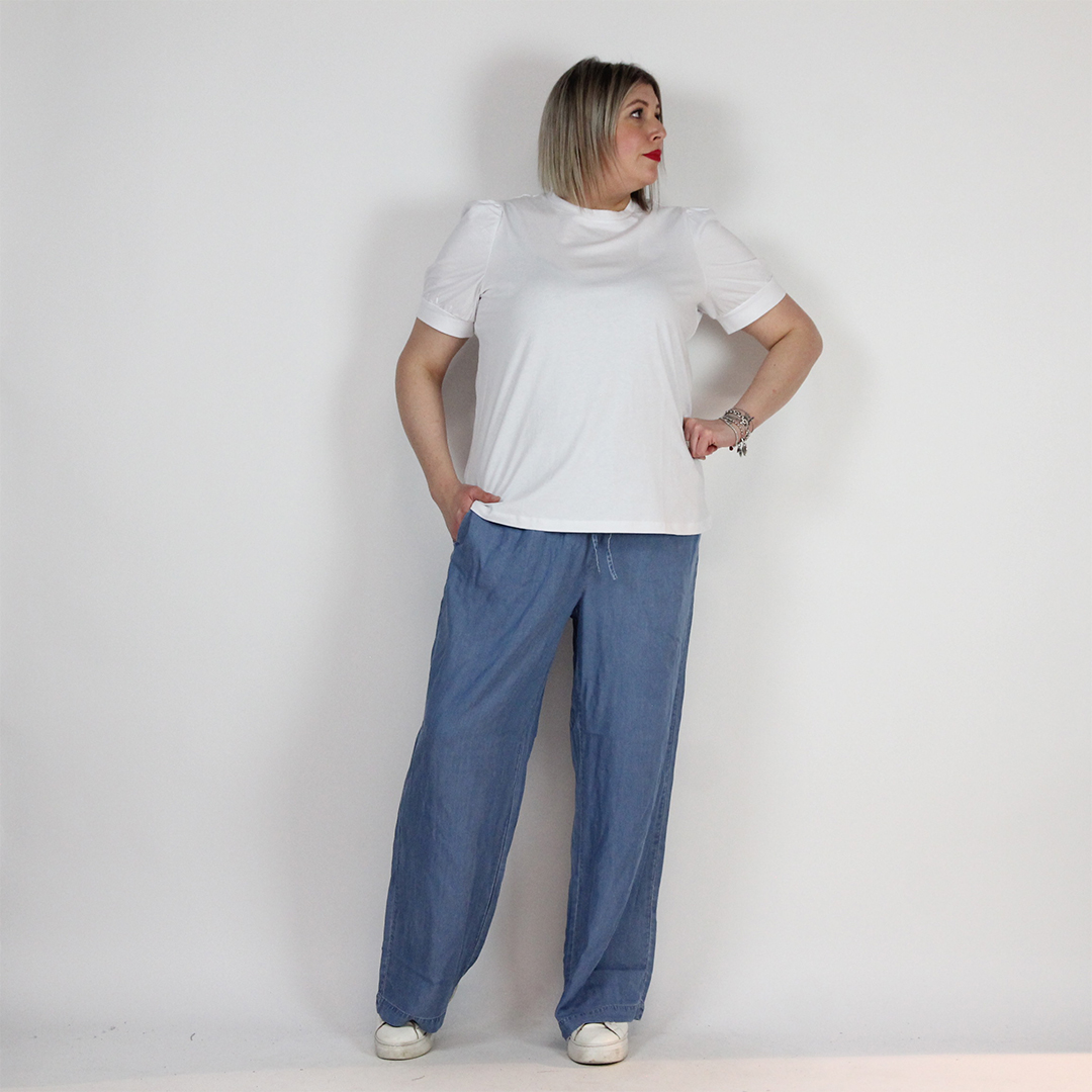 PANTS TENCEL PALAZZO - immagine 10