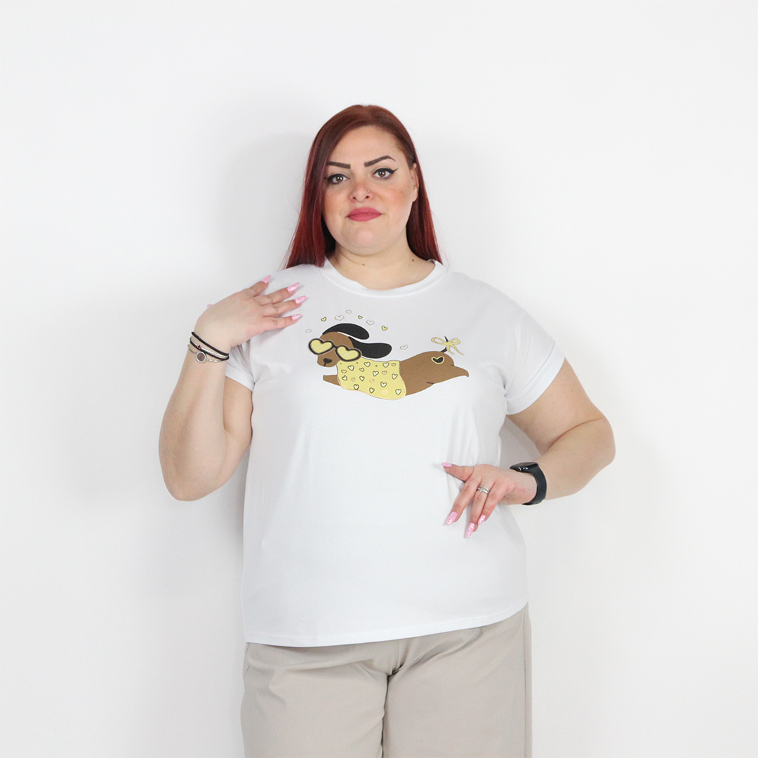 T-SHIRT BASSOTTO VOLANTE - immagine 10