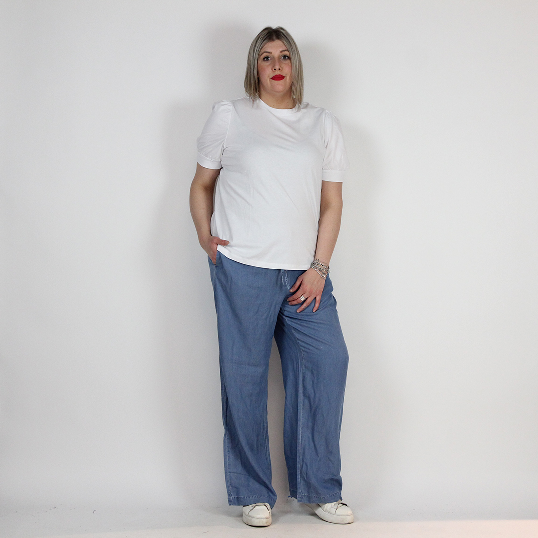PANTS TENCEL PALAZZO - immagine 11