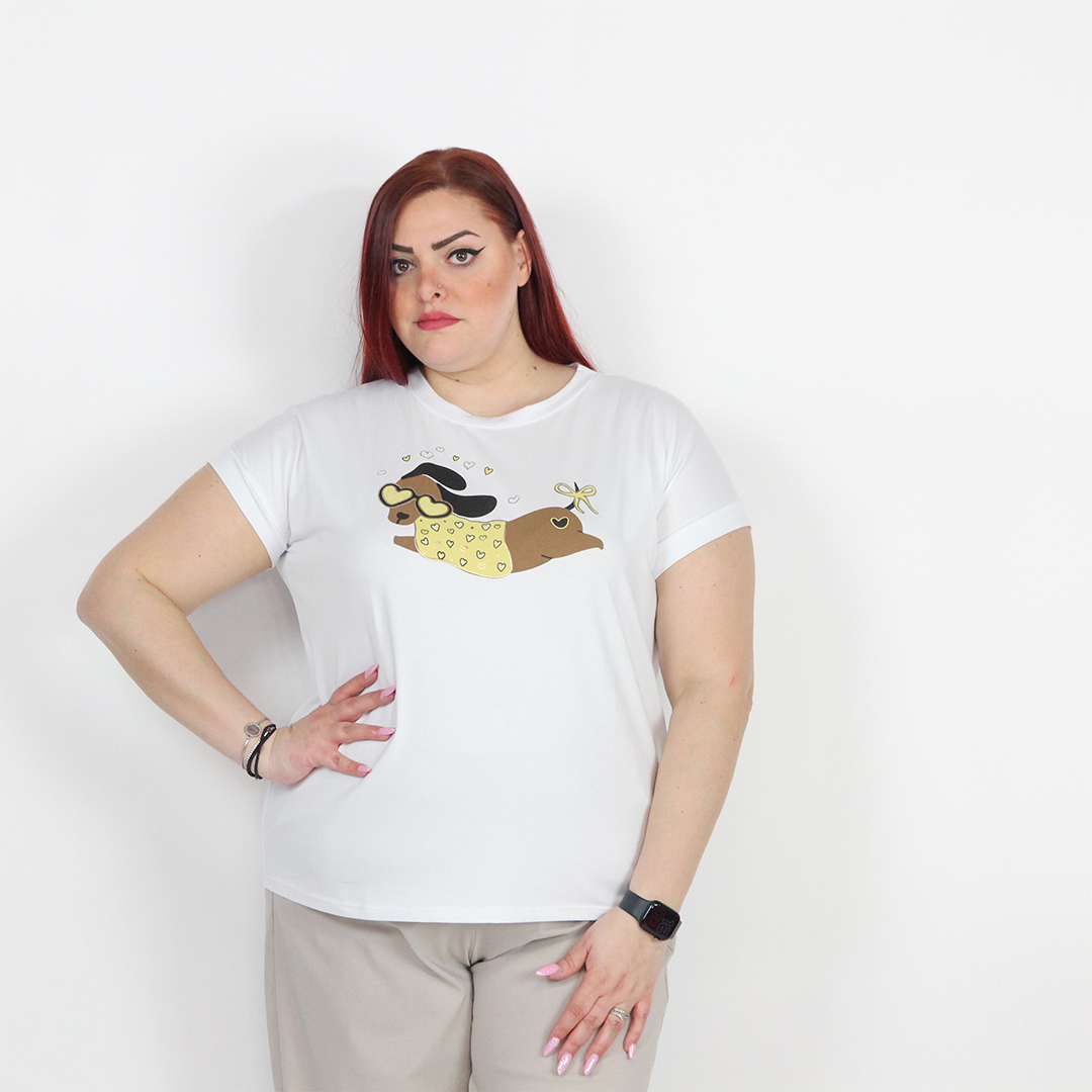 T-SHIRT BASSOTTO VOLANTE - immagine 11