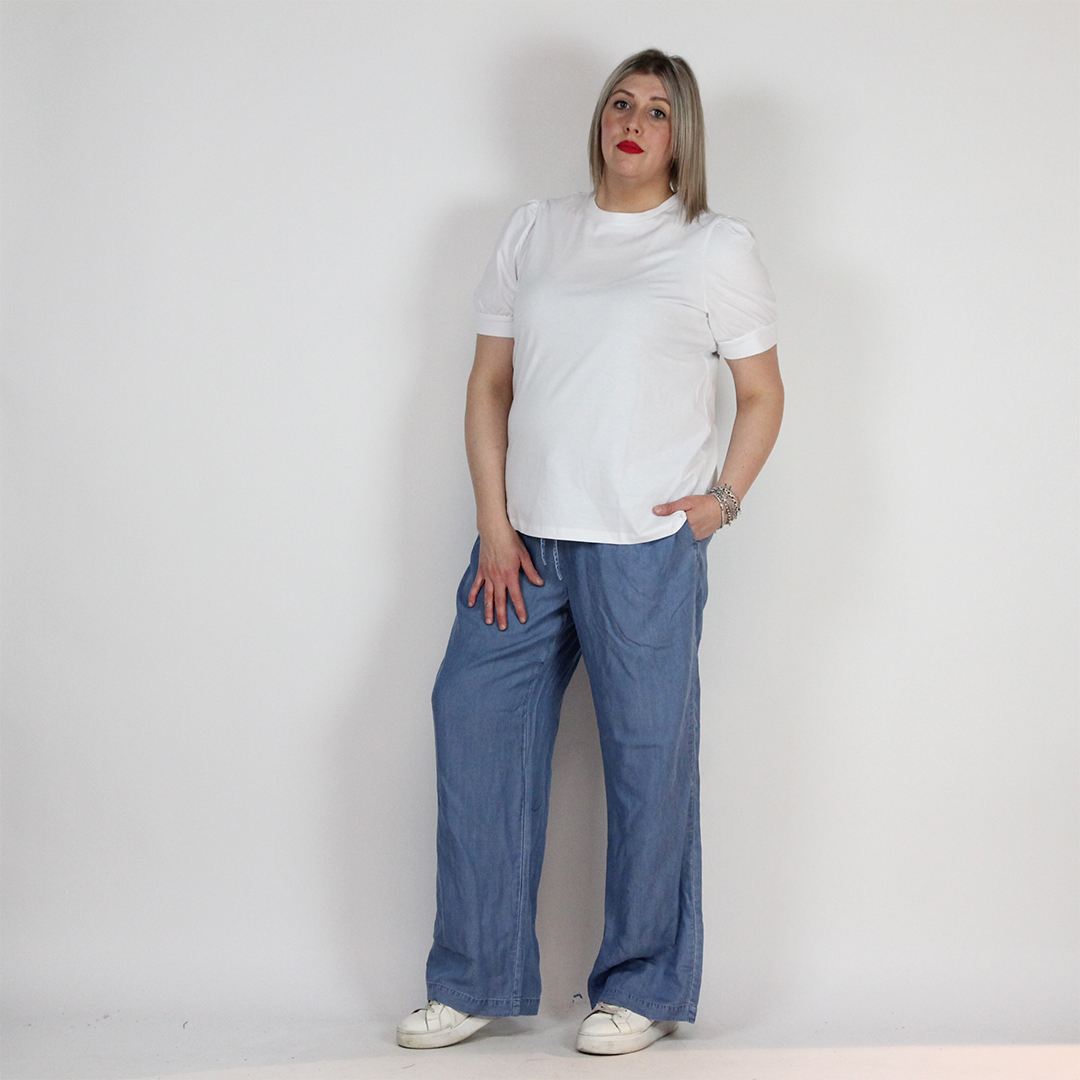 PANTS TENCEL PALAZZO - immagine 12