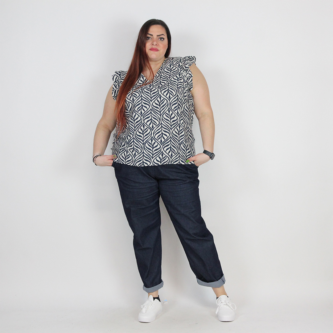 BLUSA JOSIE SCOLLO V - immagine 2