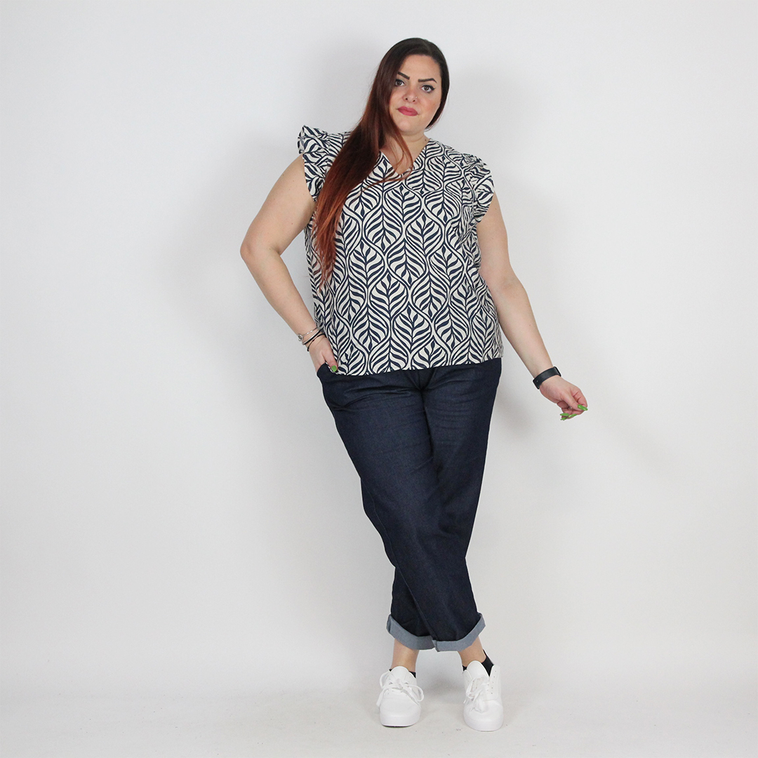 BLUSA JOSIE SCOLLO V - immagine 3