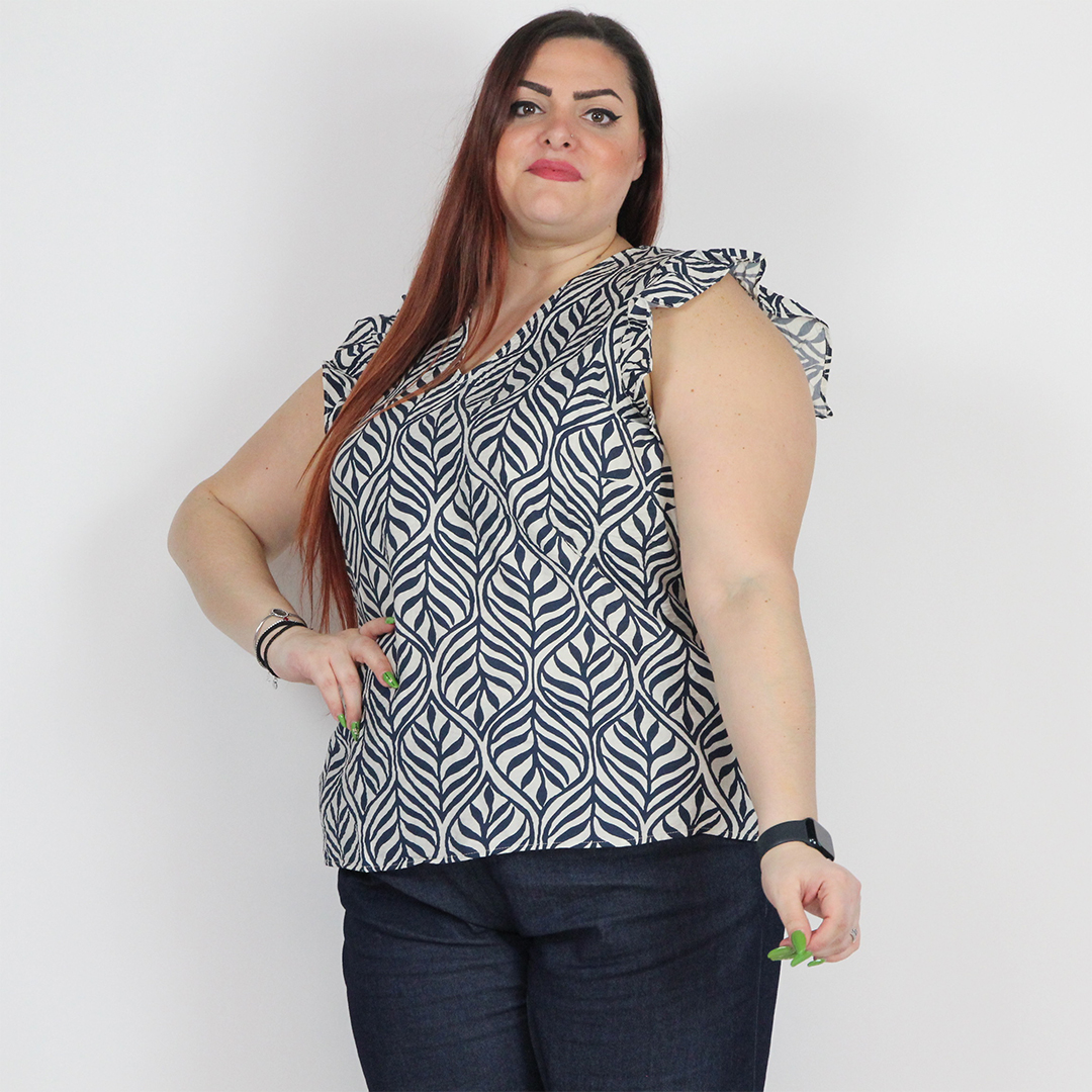 BLUSA JOSIE SCOLLO V - immagine 5