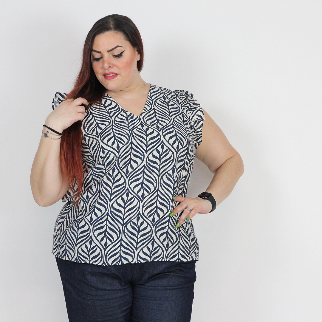 BLUSA JOSIE SCOLLO V - immagine 6