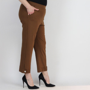 PANTALONE CAPRI BOTTONE