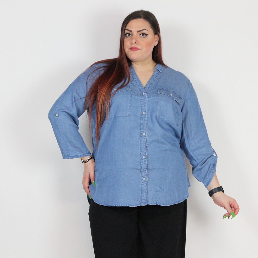 TENCELL CAMICIA OVER - immagine 2