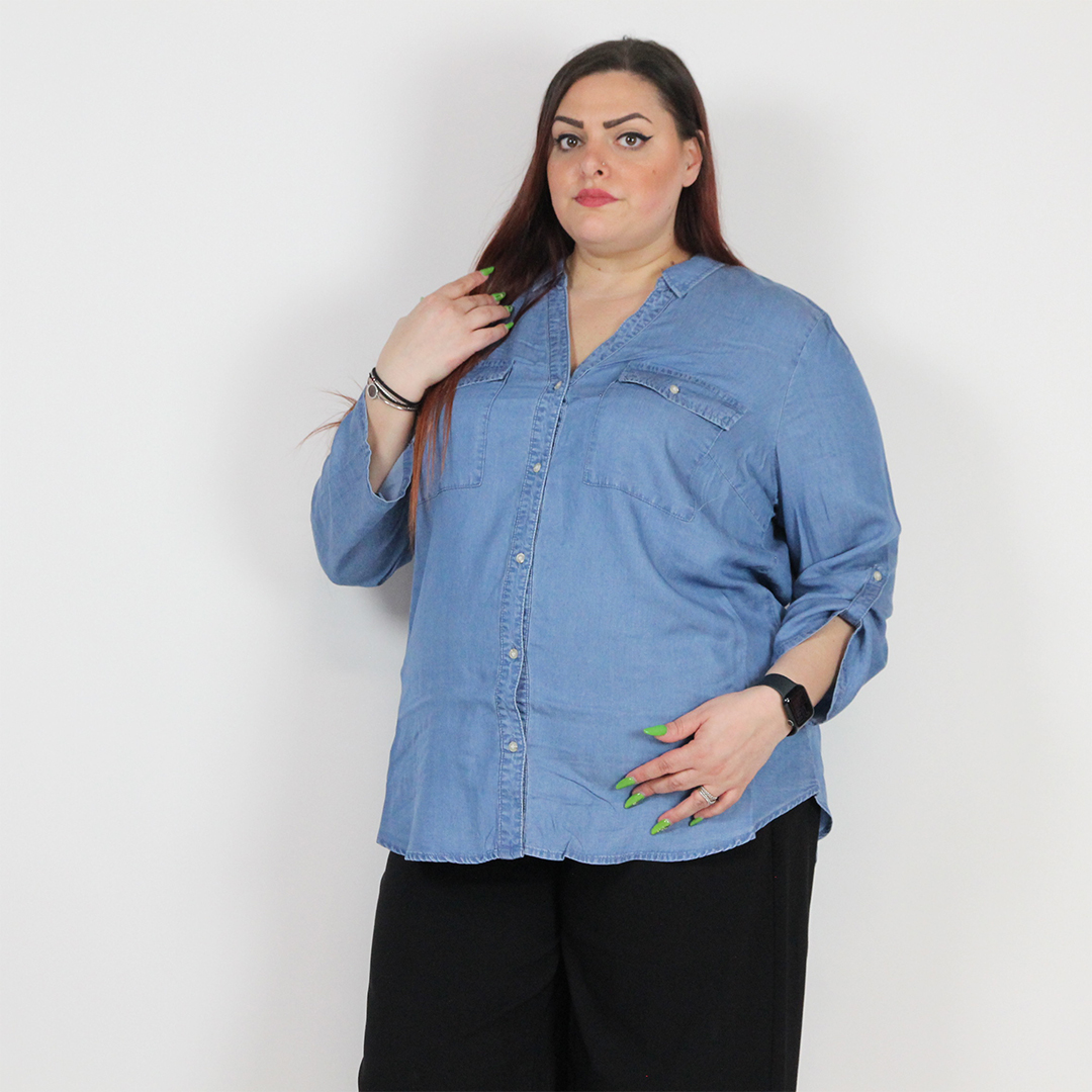 TENCELL CAMICIA OVER - immagine 4